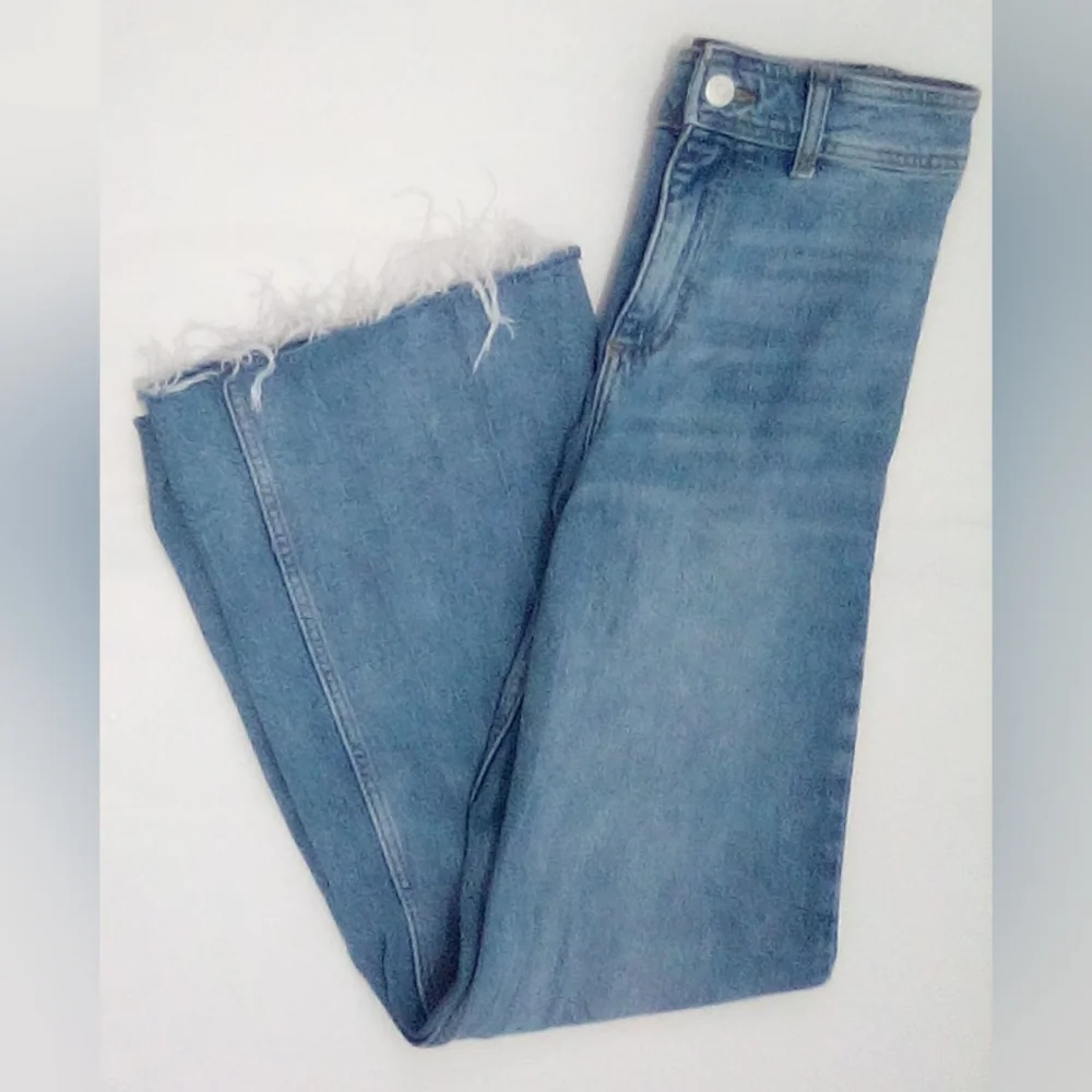 Mango Catherine Light Blue Flare Jeans Size 2 - Picture 6 of 12